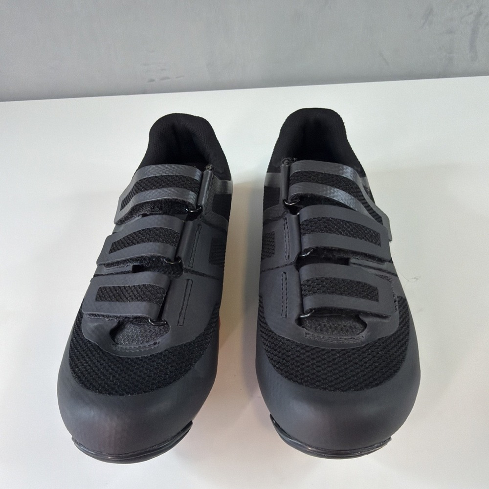 Pearl Izumi Interface Cycling Shoes Black US 8.5 EU 39 3 Strap Road Bike Cleats